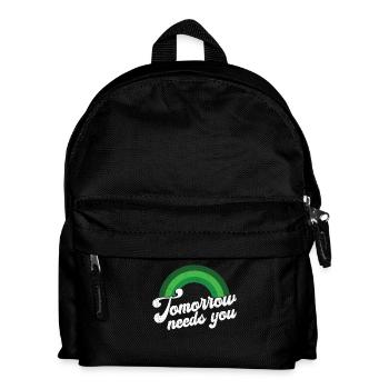 Regenbogen Mental Health Tomorrow Needs - Kinder Rucksack - Schwarz - Vorne