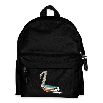 Voilier Voilier Voilier Rétro Vintage - Sac à dos Enfant - noir - Devant