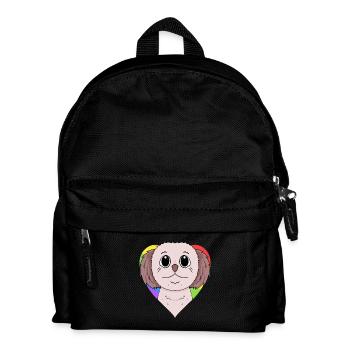 Shih Tzu Chien - Sac à dos Enfant - noir - Devant