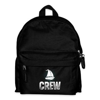 Segeln Segler Segelboot Crew - Kinder Rucksack - Schwarz - Vorne