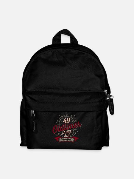 49. Geburtstag Oldtimer - Kinder Rucksack - Schwarz