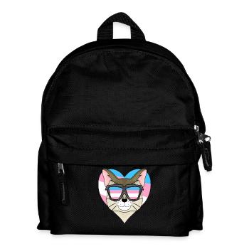 Transgenre Transsexuel Singaporea Cat Gift - Sac à dos Enfant - noir - Devant