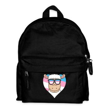 Transgender Transsexuell Schaf Geschenk - Kinder Rucksack - Schwarz - Vorne