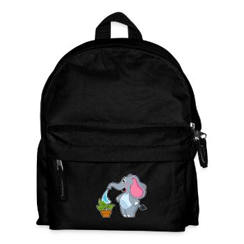 Jardin de plantes Elephant Gardener - Sac à dos Enfant - noir - Devant