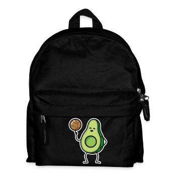 Drôle d’avocat Basketteur Joueur keto - Sac à dos Enfant - noir - Devant