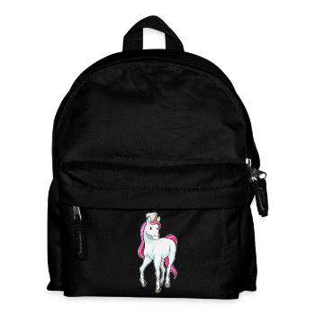 Unicorn Chef Chef Hat Cooking - Kids' Backpack - black - Front