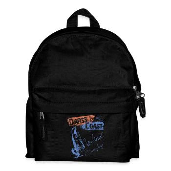 DarssCoast WINDSURFING - SURFER WINDSURFER - Kinder Rucksack - Schwarz - Vorne