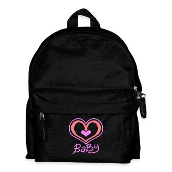 Baby Heart - Kids' Backpack - black - Front