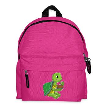 Turtle Cake - Kids' Backpack - fuchsia - Front