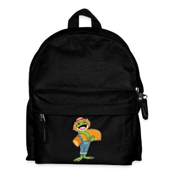 Frog Farmer Straw Farm - Kids' Backpack - black - Front