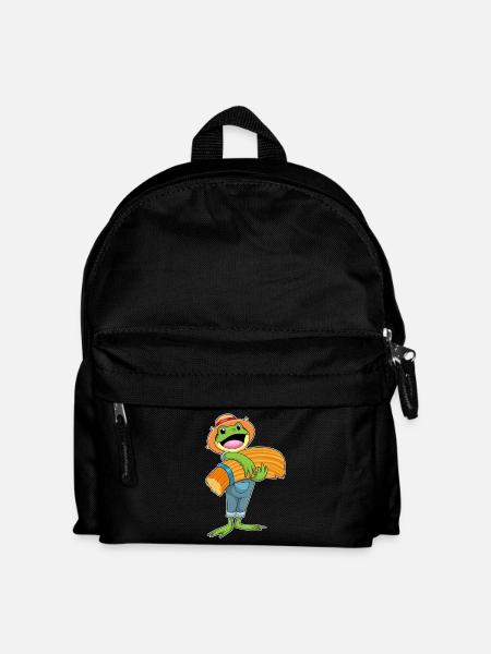 Frog Farmer Straw Farm - Kids' Backpack - black