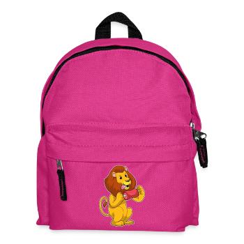 Viande de lion - Sac à dos Enfant - fuchsia - Devant