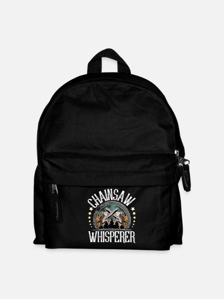 Holzfäller Baumfäller - Kinder Rucksack - Schwarz