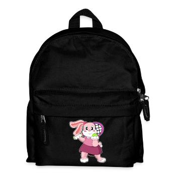 Hase Tennis Tennisschläger - Kinder Rucksack - Schwarz - Vorne
