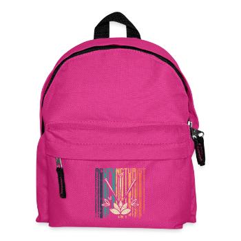 Acupuncteur rétro vintage - Sac à dos Enfant - fuchsia - Devant