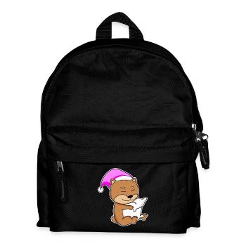 Chien de race de chien Shiba Inu - Sac à dos Enfant - noir - Devant