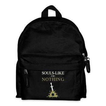 Seelen-Like oder nichts - Kinder Rucksack - Schwarz - Vorne