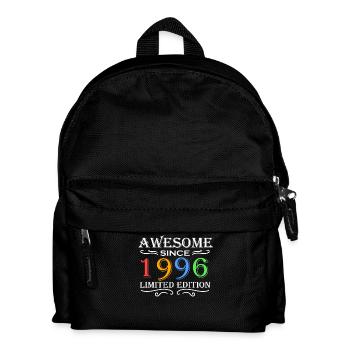 1996 - Jahrgang 1996 - Kinder Rucksack - Schwarz - Vorne