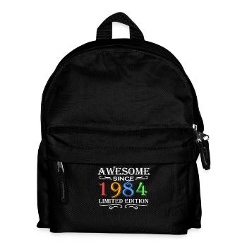 1984 - Jahrgang 1984 - Kinder Rucksack - Schwarz - Vorne