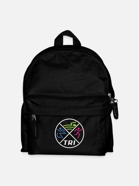 Frauen Triathlon - Kinder Rucksack - Schwarz