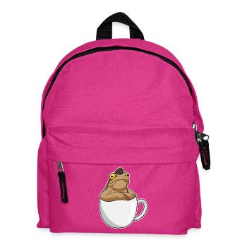 Grain de café frog coffee - Sac à dos Enfant - fuchsia - Devant