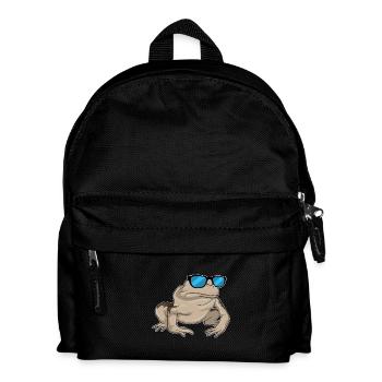 Frosch Sonnenbrille - Kinder Rucksack - Schwarz - Vorne