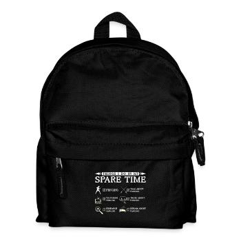 Things I do in my spare time fencing - Kids' Backpack - black - Front