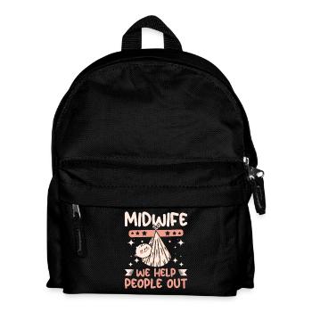 Sage-femme nous aidons les gens - Sac à dos Enfant - noir - Devant