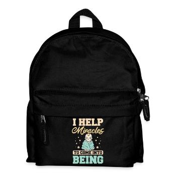 I help miracles to come into being - Kids' Backpack - black - Front