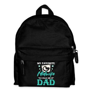 Ma sage-femme préférée m’appelle papa - Sac à dos Enfant - noir - Devant