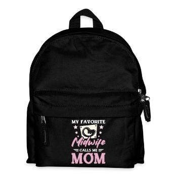 Ma sage-femme préférée m’appelle maman - Sac à dos Enfant - noir - Devant