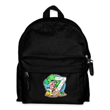 7. Geburtstag Niedliche Tiere 7 Jahre alt - Kinder Rucksack - Schwarz - Vorne