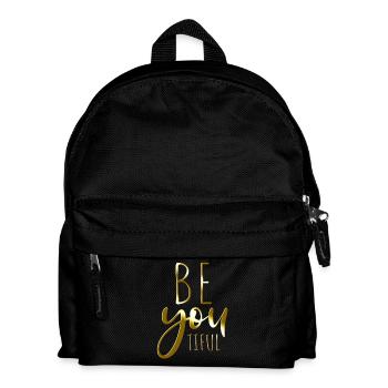 Beyoutiful Be You Tiful Achtsamkeit Yoga Beautiful - Kinder Rucksack - Schwarz - Vorne