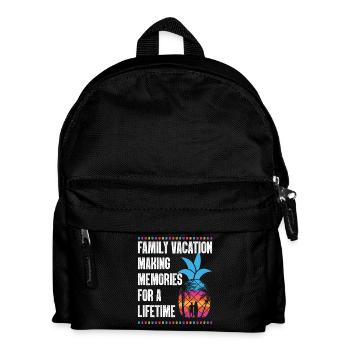 Vacances en famille Faire des souvenirs à vie - Sac à dos Enfant - noir - Devant