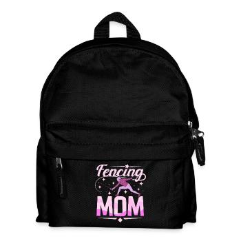 Fencing mother mothers day mom - Kinder Rucksack - Schwarz - Vorne