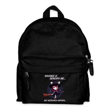 Sorcière sur balai Kawaii Witch Halloween Costume - Sac à dos Enfant - noir - Devant