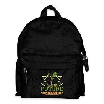 Future landscaper - Kids' Backpack - black - Front