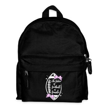 The future of football is female - Kids' Backpack - black - Front
