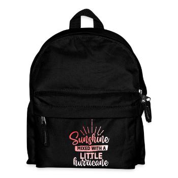 Sonnenschein gemischt mit einem Hurricane - Kinder Rucksack - Schwarz - Vorne