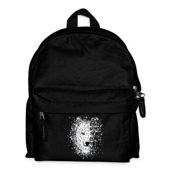 Religiöses Zitat Bibelvers - Kinder Rucksack - Schwarz - Vorne