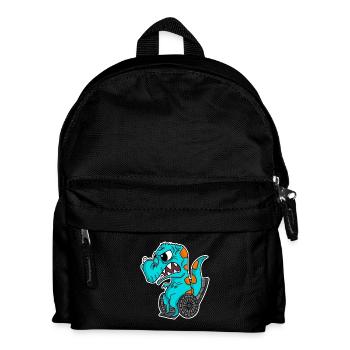 Old dinosaur - Kids' Backpack - black - Front
