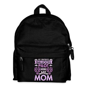 Mon pilote de ballon préféré m’appelle maman - Sac à dos Enfant - noir - Devant