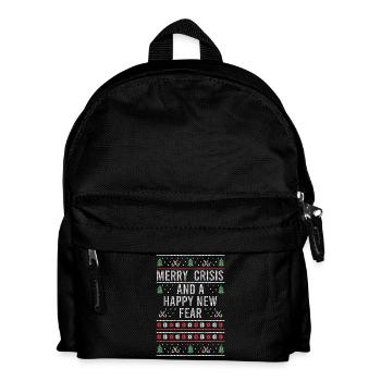 Horrible crise joyeuse de Noël et une nouvelle peur heureuse - Sac à dos Enfant - noir - Devant