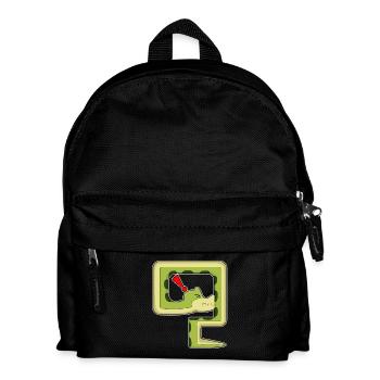 Schlange Spiel - Kinder Rucksack - Schwarz - Vorne