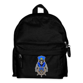Skeleton Captain - Kids' Backpack - black - Front