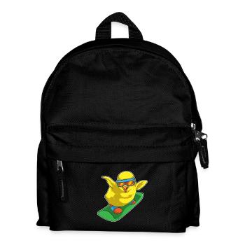 Chick Snowboarder Snowboard - Sac à dos Enfant - noir - Devant