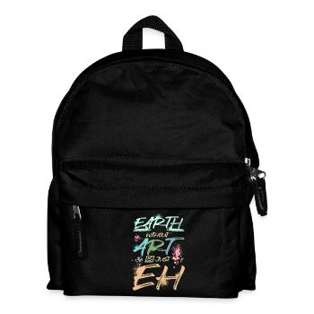 La terre sans art est juste hein - Sac à dos Enfant - noir - Devant