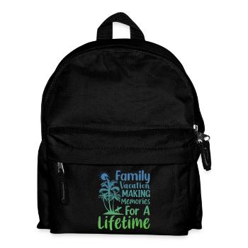 Vacances en famille Faire des souvenirs à vie - Sac à dos Enfant - noir - Devant