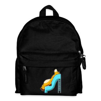 Giraffe Slide - Kids' Backpack - black - Front