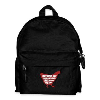 Conduire mon mari fou Un poulailler-cour - Sac à dos Enfant - noir - Devant